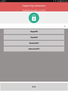 Hayes Key Generator screenshot 1