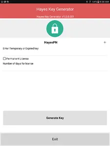 Hayes Key Generator screenshot 2