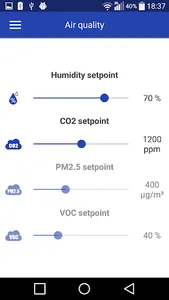 Nuaire AHU screenshot 9