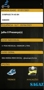 SAGAZFit screenshot 1