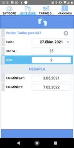 Gebelik Yaşı Hesaplayıcı screenshot 1