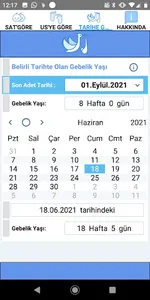 Gebelik Yaşı Hesaplayıcı screenshot 2