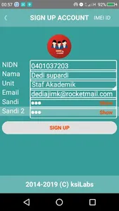 Presensi Mobile STKIP Pasundan screenshot 0