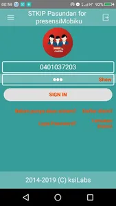 Presensi Mobile STKIP Pasundan screenshot 1