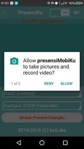 Presensi Mobile STKIP Pasundan screenshot 3