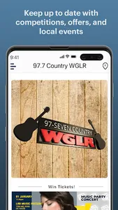 97.7 Country WGLR screenshot 2