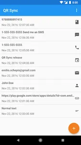 QR Sync - QR Code Scanner screenshot 1