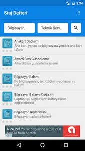 Staj Defteri screenshot 2