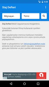 Staj Defteri screenshot 3