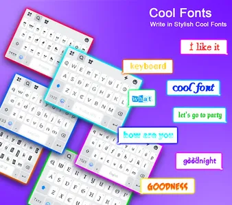 Emoji keyboard - Themes, Fonts screenshot 2