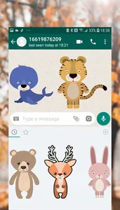 Animal stickers screenshot 1