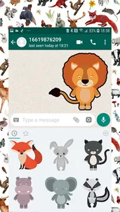 Animal stickers screenshot 2
