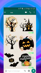 Halloween Stickers screenshot 2