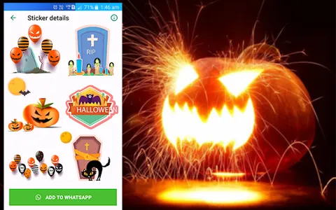 Halloween Stickers screenshot 5
