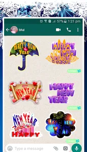 new year stickers screenshot 1