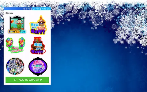 new year stickers screenshot 5