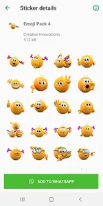 WAStickerApps - Emojis Sticker screenshot 1