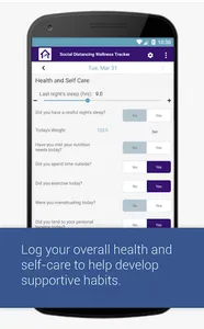 eMoods Wellness Tracker screenshot 1