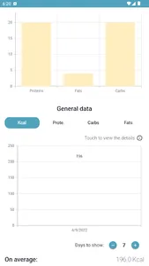 TracKcal - track your calories screenshot 2
