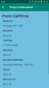 Preço do Combustível screenshot 2