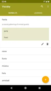 Vocaby screenshot 1