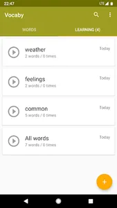 Vocaby screenshot 2