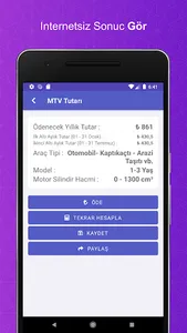 Motorlu Taşıtlar Vergisi - Mtv screenshot 1