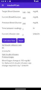 InsulinIPCalc screenshot 1