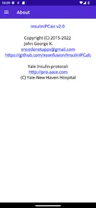InsulinIPCalc screenshot 2
