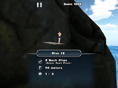 Cliff Diving 3D Free screenshot 14