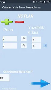 Ortalama ve Sınav Hesaplama screenshot 6