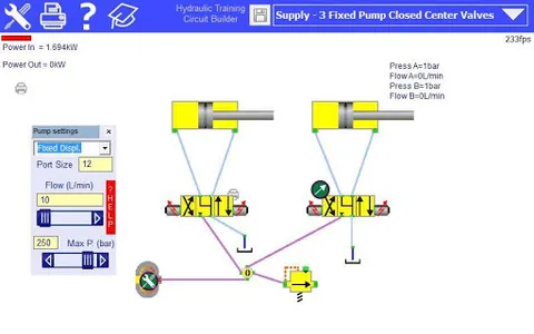 Hydraulic Circuit Simulator screenshot 4