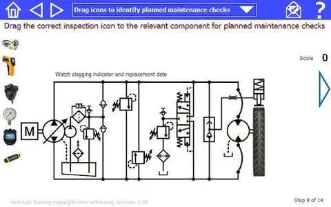 Hydraulic excavator training screenshot 7