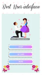 Engagement Invitation Card Mak screenshot 1