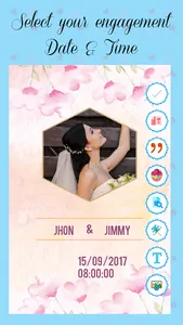Engagement Invitation Card Mak screenshot 2
