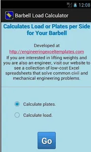 Barbell Load Calculator screenshot 0