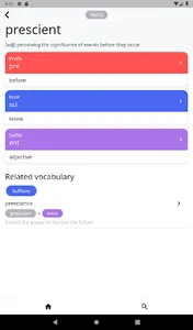 WordBranch -Prefix/Root/Suffix screenshot 2