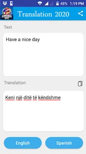 Albanian English Translator screenshot 1