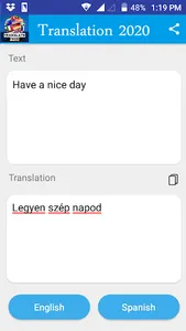 Hungarian - English Translator screenshot 1
