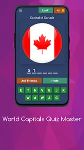 Quizzer: World Capitals screenshot 0