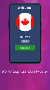 Quizzer: World Capitals screenshot 1