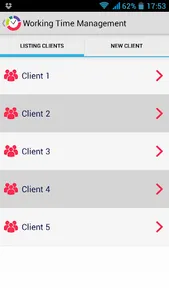 Working Time Management screenshot 2