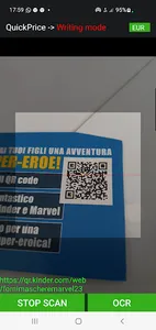 Barcode & QR Code Price Saver! screenshot 1