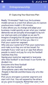 Entrepreneurship screenshot 1
