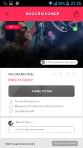 Entérate - Eventos Cercanos screenshot 2