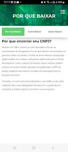 Baixar CNPJ | Ajuda screenshot 1