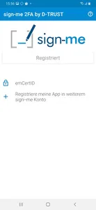 sign-me 2FA screenshot 1