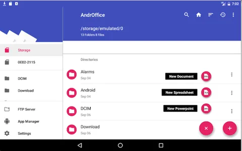 AndrOffice editor DOC XLS PPT screenshot 11