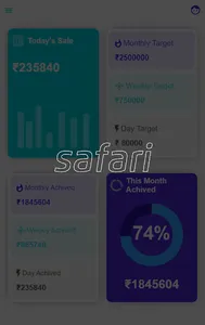 safari sales track screenshot 2