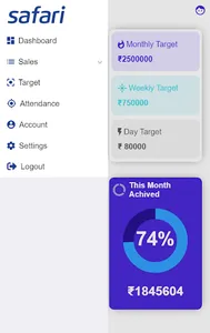safari sales track screenshot 4